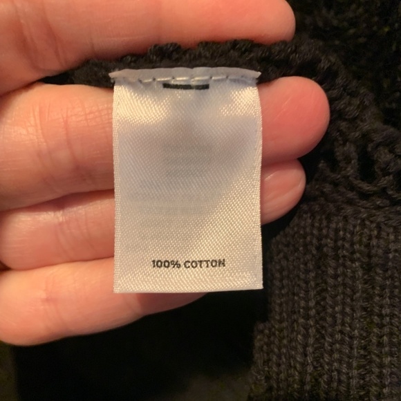 Caslon Open Knit Open Front Cardigan in Black Small NWT - Picture 6 of 7